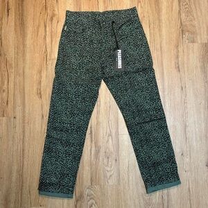 Pleasures Green Leopard Print Pants